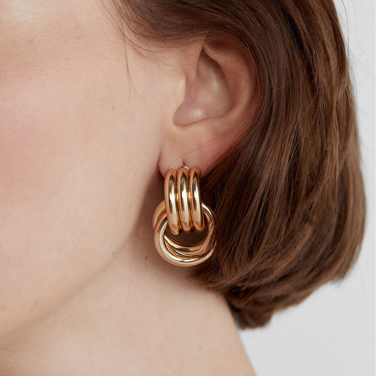KalonBd Chic gold earrings - KALONBD.COM