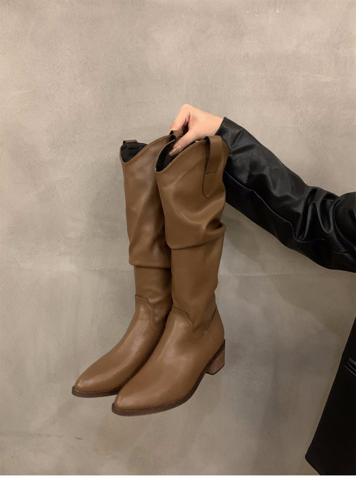 Retro Thick boots for women