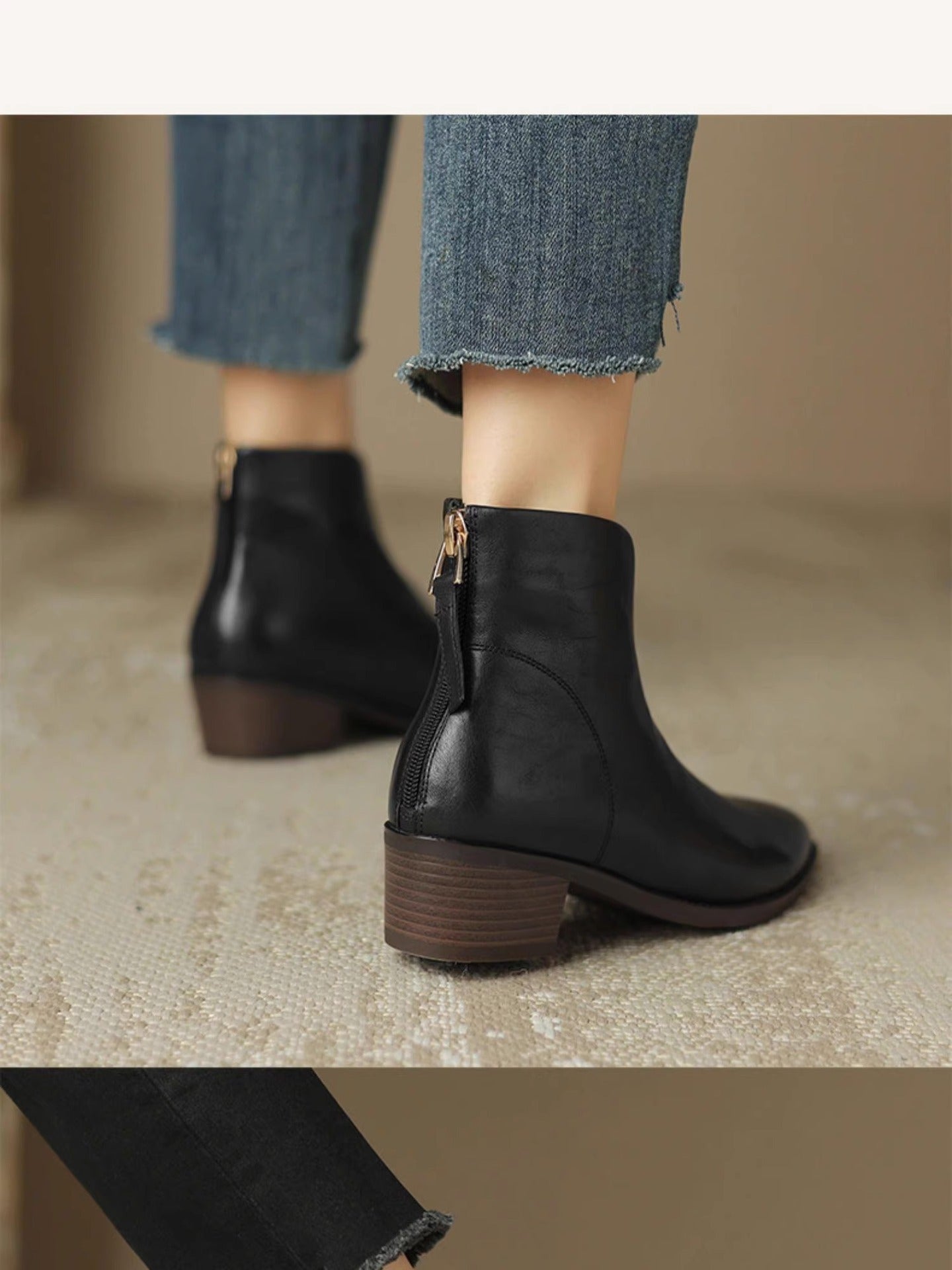 women's mid boots and ankle heels