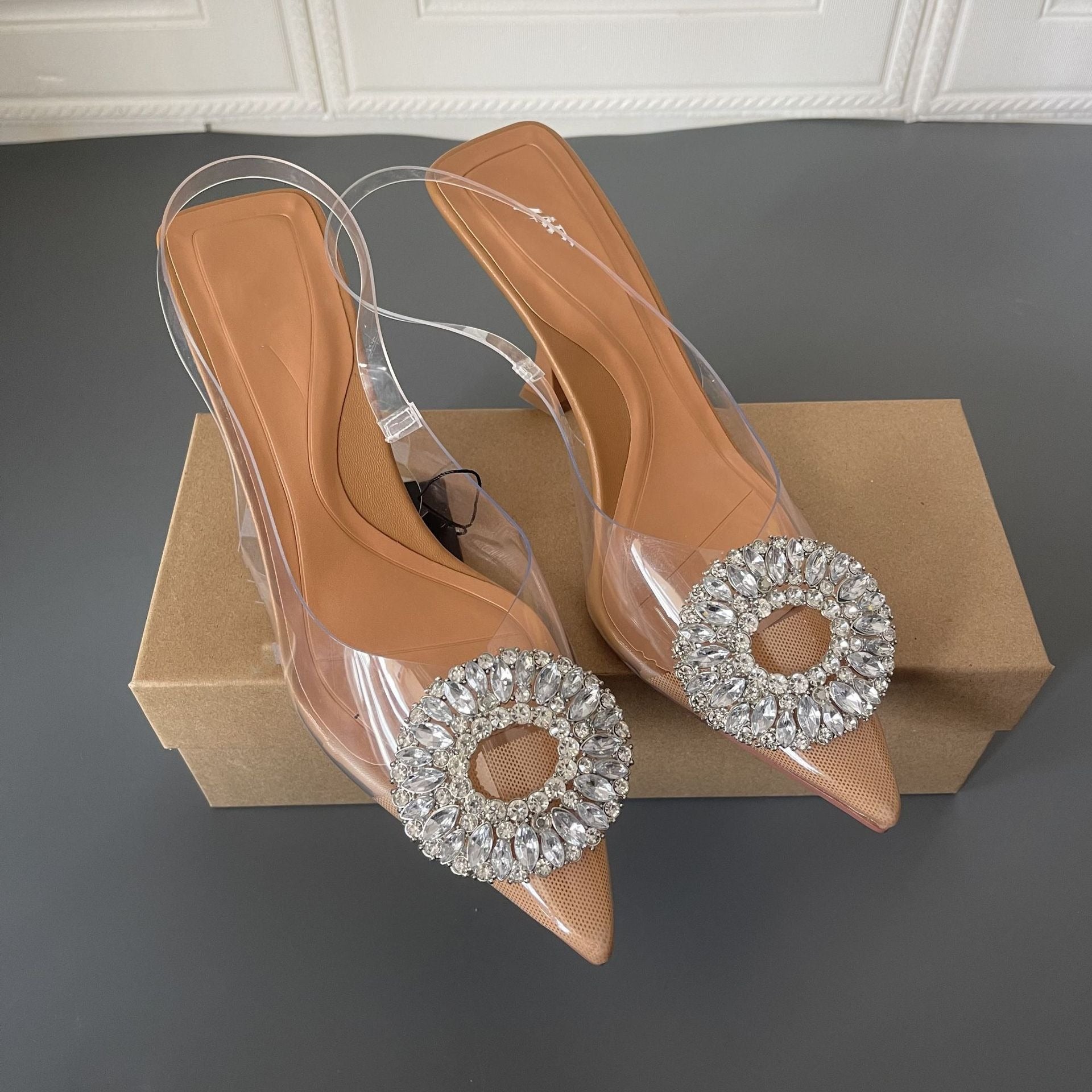 KalonBd transparent Crystal High Heel - KALONBD.COM
