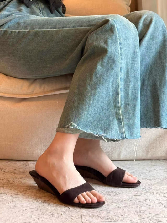 KalonBd French suede flip flops - KALONBD.COM