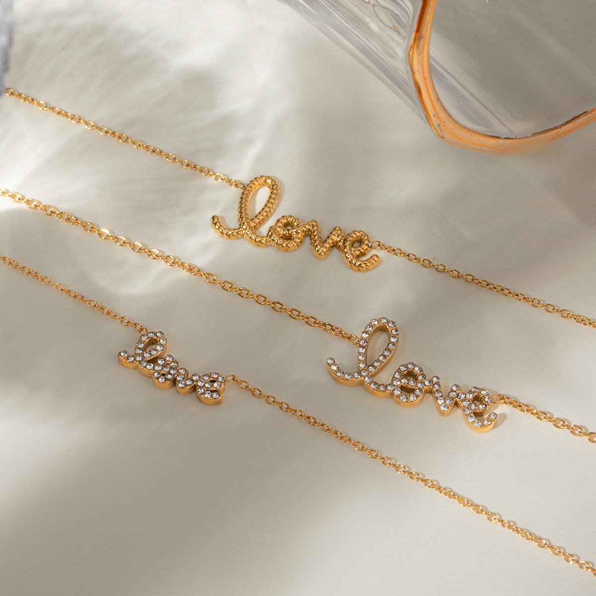 KalonBd Elegant diamond Love necklace - KALONBD.COM