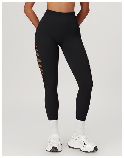 European Hollow Seamless Tight Yoga Pants