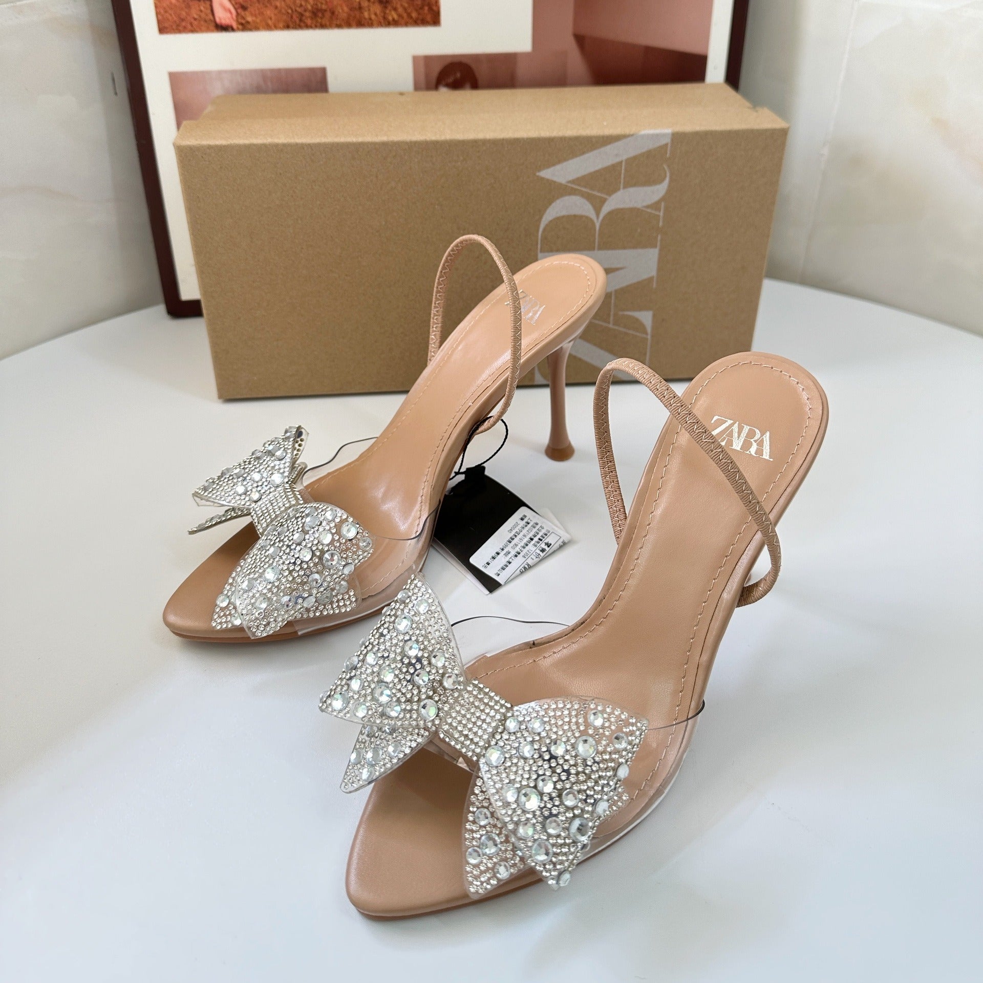 Kalonbd transparent mules pointed Heel - KALONBD.COM
