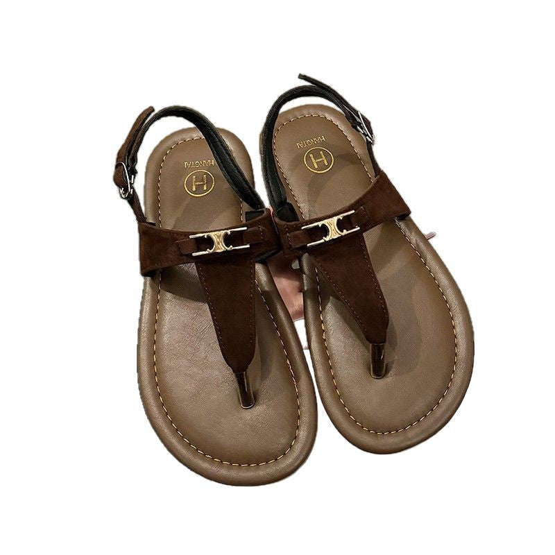 KalonBd Retro thong Roman sandals - KALONBD.COM