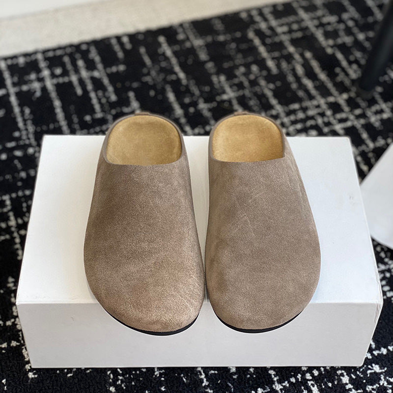 Birkenstock closed toe half slippers for woman