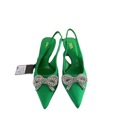 2023 ZA American bow pointed heel -Green (40)