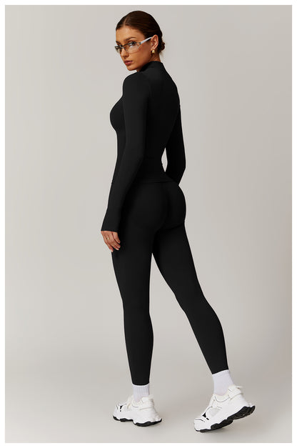 Windproof Slim Warm Top Sports Running Suit