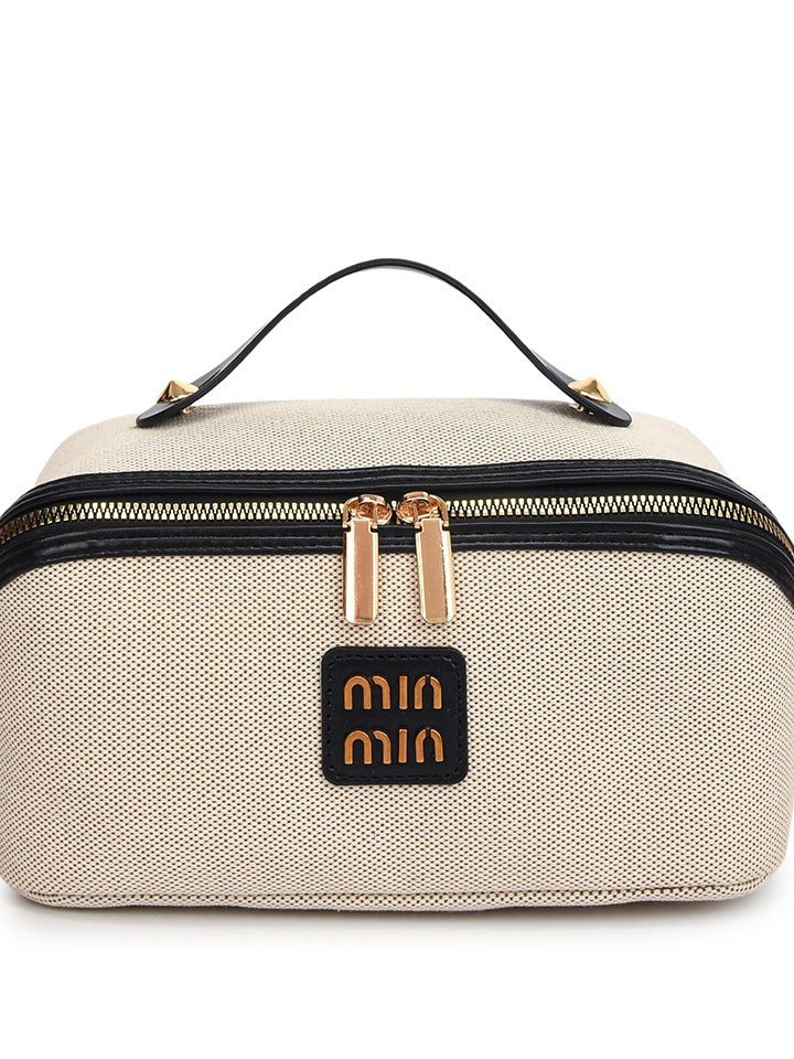 kalonbd retro flat-lay cosmetic bag