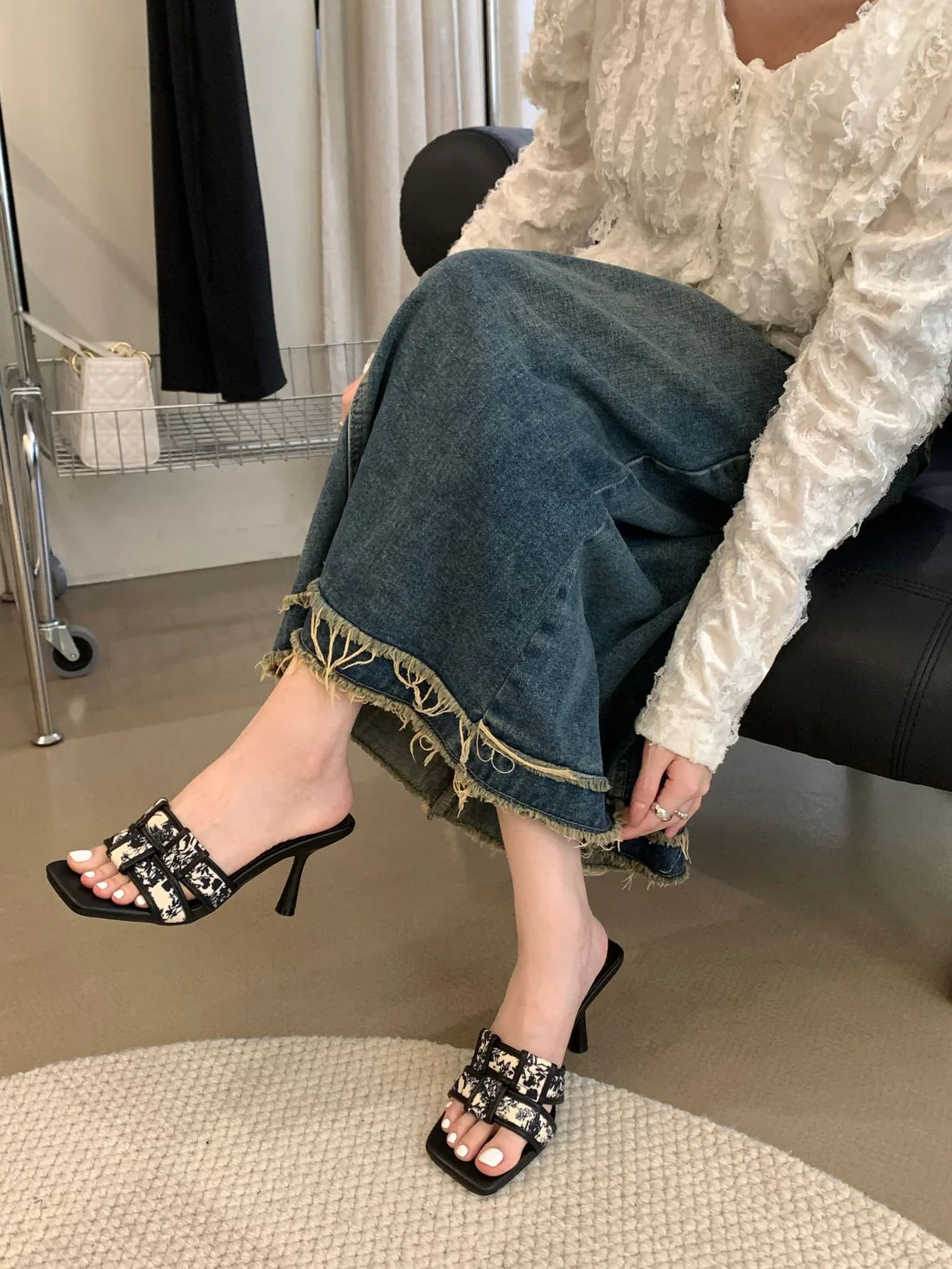 Open toe summer retro heel (37, 39) - KALONBD.COM