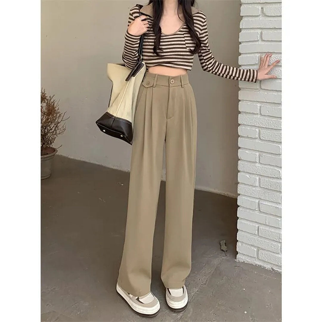 Slim Fit floor length pant