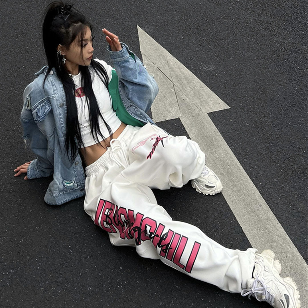trendy printedloose fit pant - KALONBD.COM