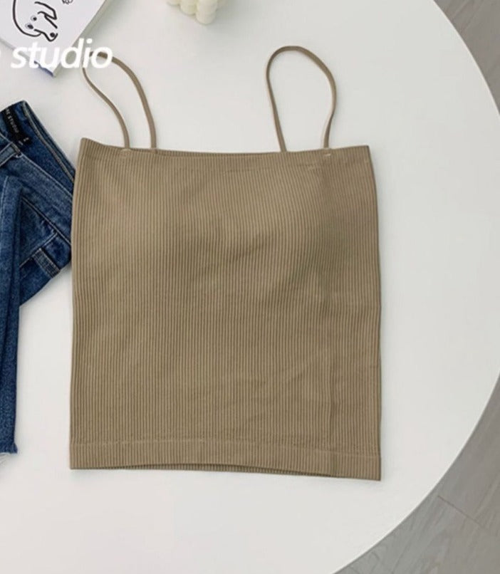 Knitted suspender Korean top women 2024 - KALONBD.COM