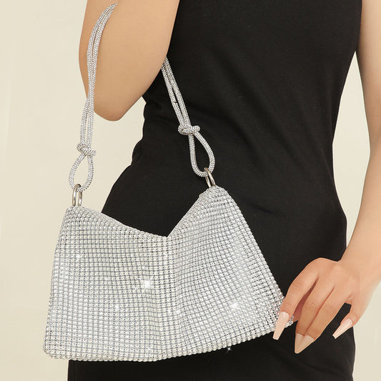 american design rhinestone medium bag