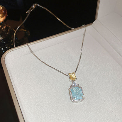 aquamarine luxury NY Necklace