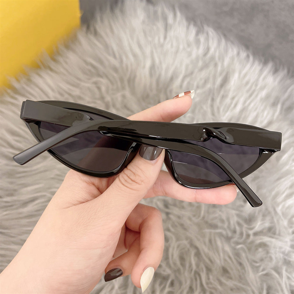 french cat eye exclusive sunglass Black