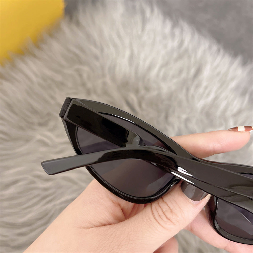 french cat eye exclusive sunglass Black