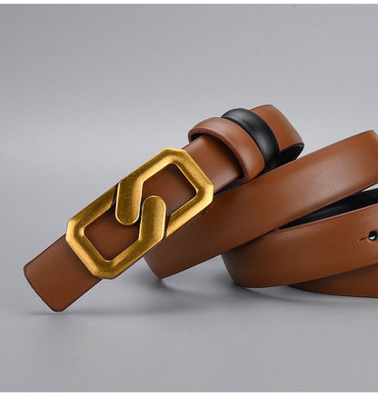 exclusive designer decorative belt Caramel