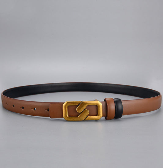 exclusive designer decorative belt Caramel