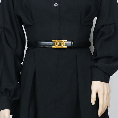 exclusive designer decorative belt Black