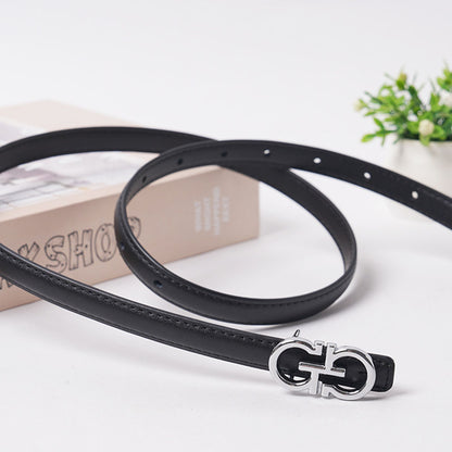 genuine leather designer waist belt