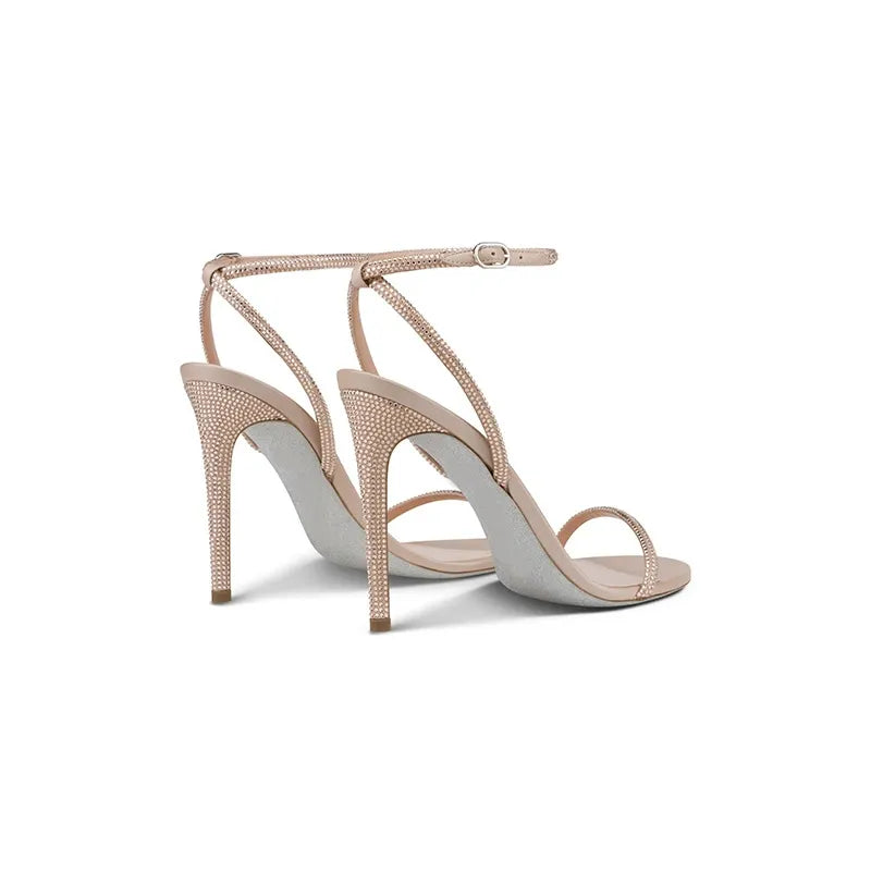 KalonBd Rhinestones stiletto high heels(Pre-Book)
