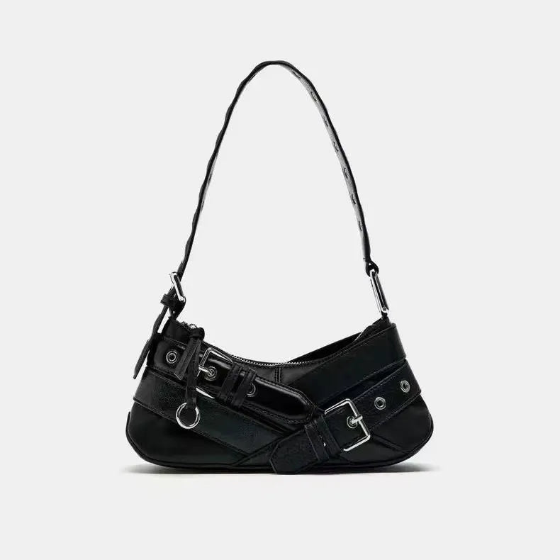 KalonBd retro and versatile handbag-Black(Pre-book)