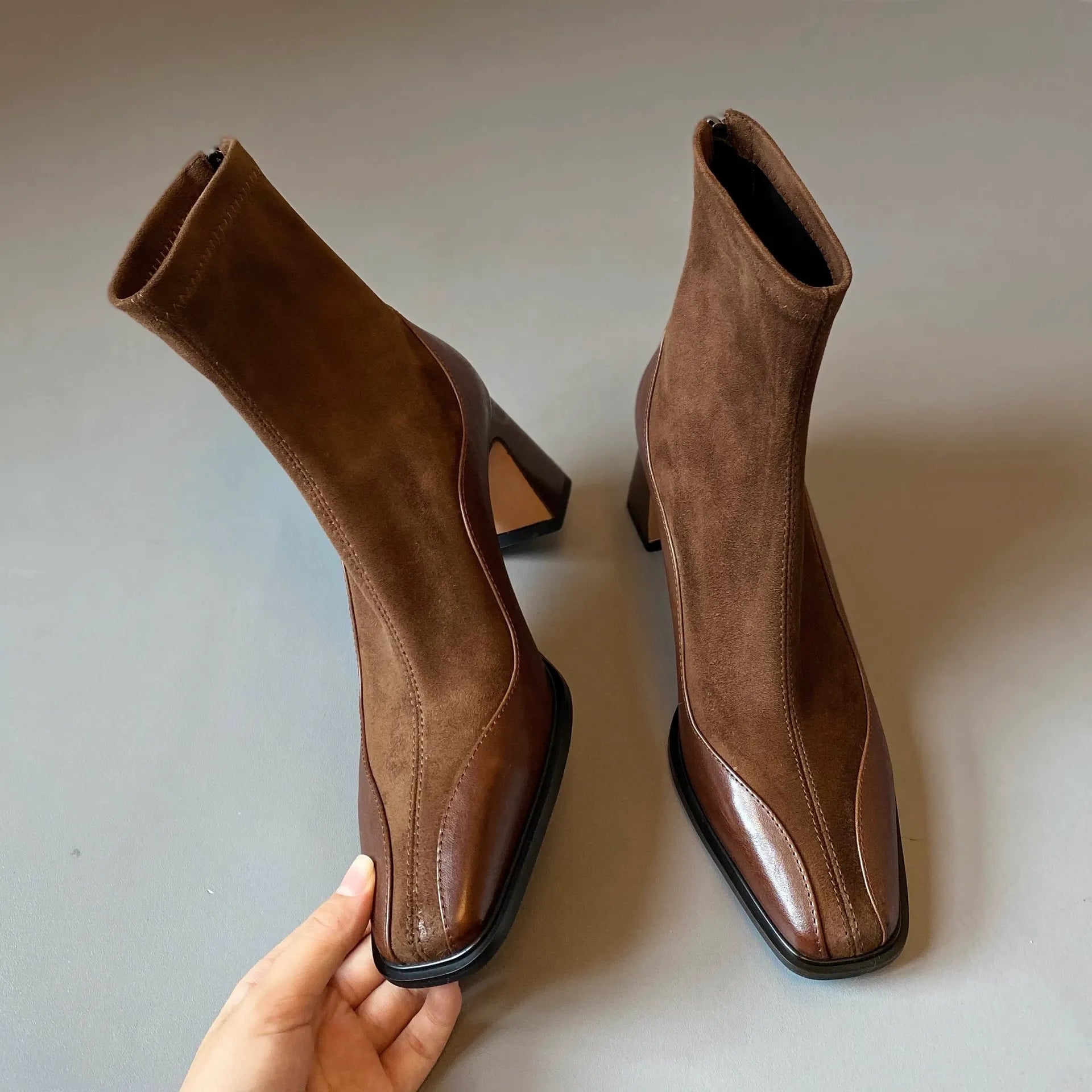 KalonBd French retro Martin boots