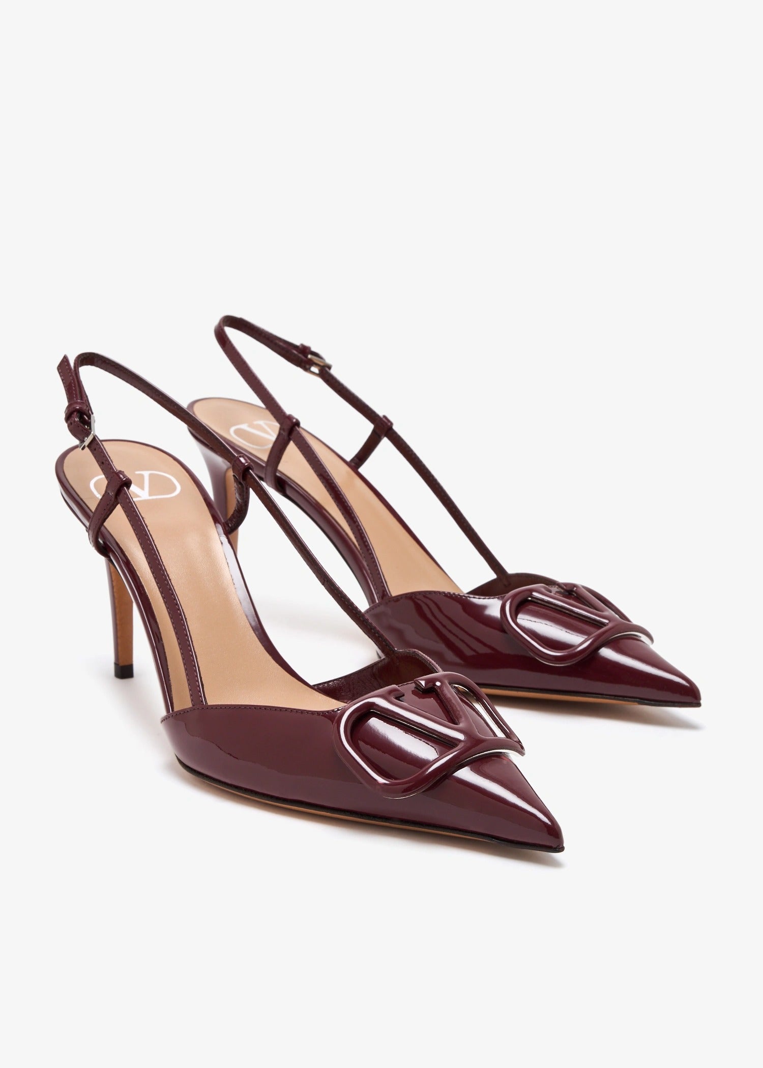 KalonBd pointed Kanglida V-brand heels-Burgundy(Pre-book) - KALONBD.COM