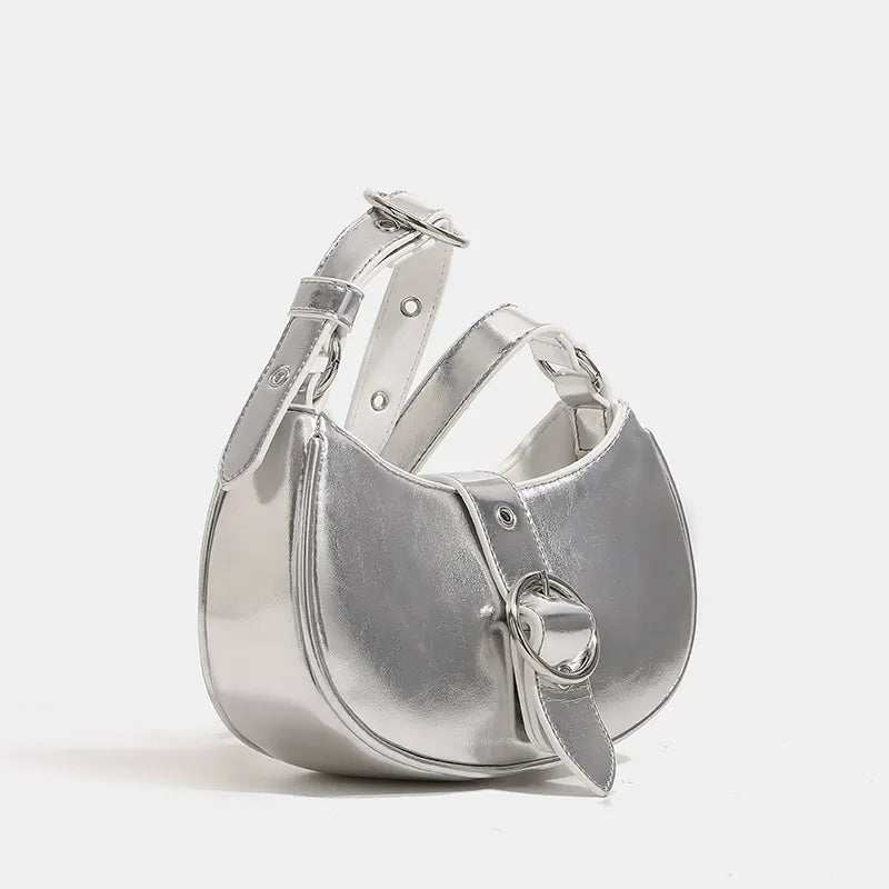 Designer silver saddle bag - KALONBD.COM