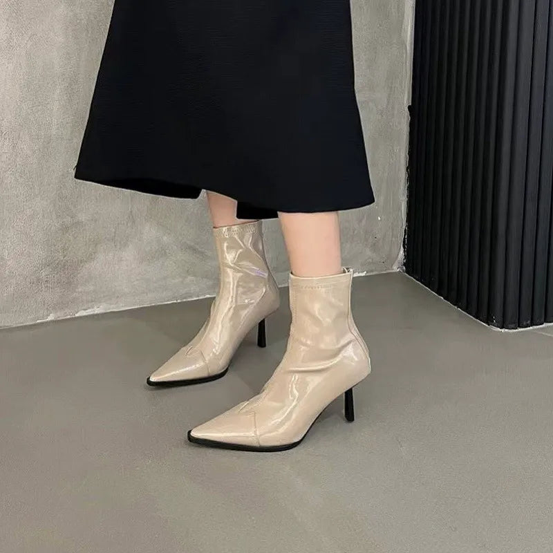 KalonBd High heel slim boots