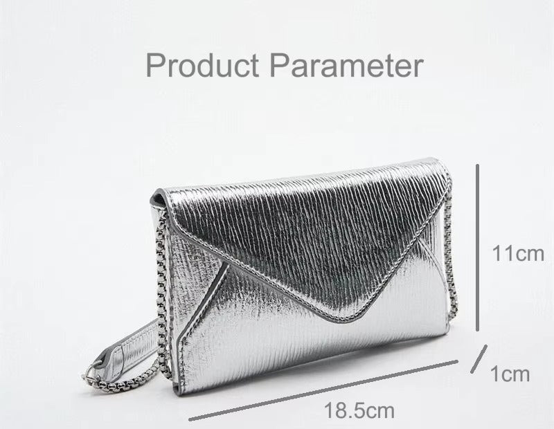 Z cross-border envelope bag- silver (pre-book)