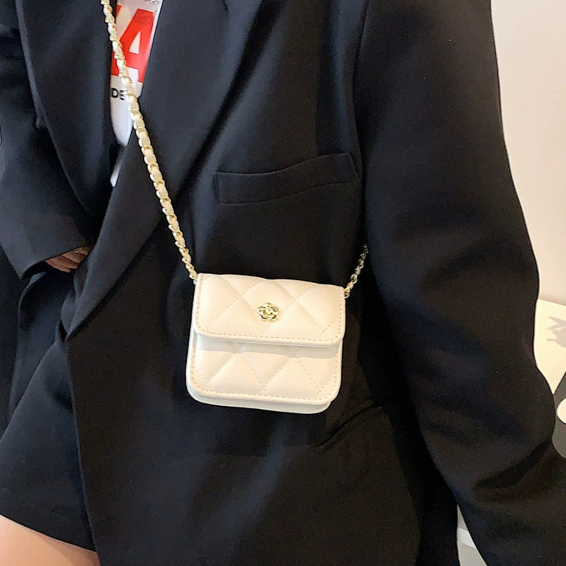 Kalonbd Mini crossbody bag for women-White - KALONBD.COM