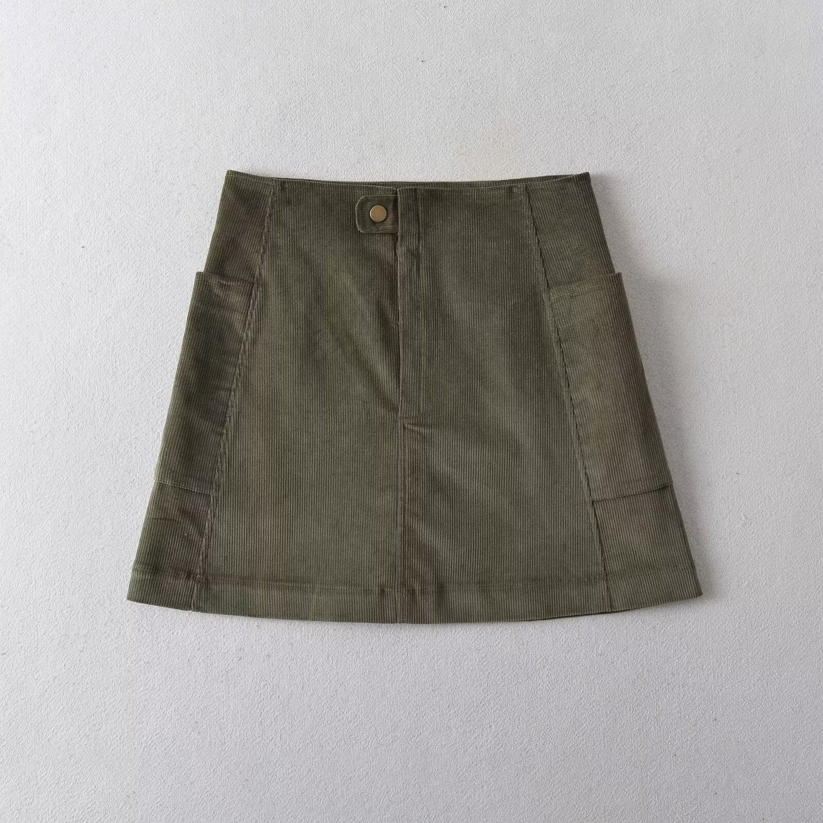 KalonBd retro high waist slim skirt