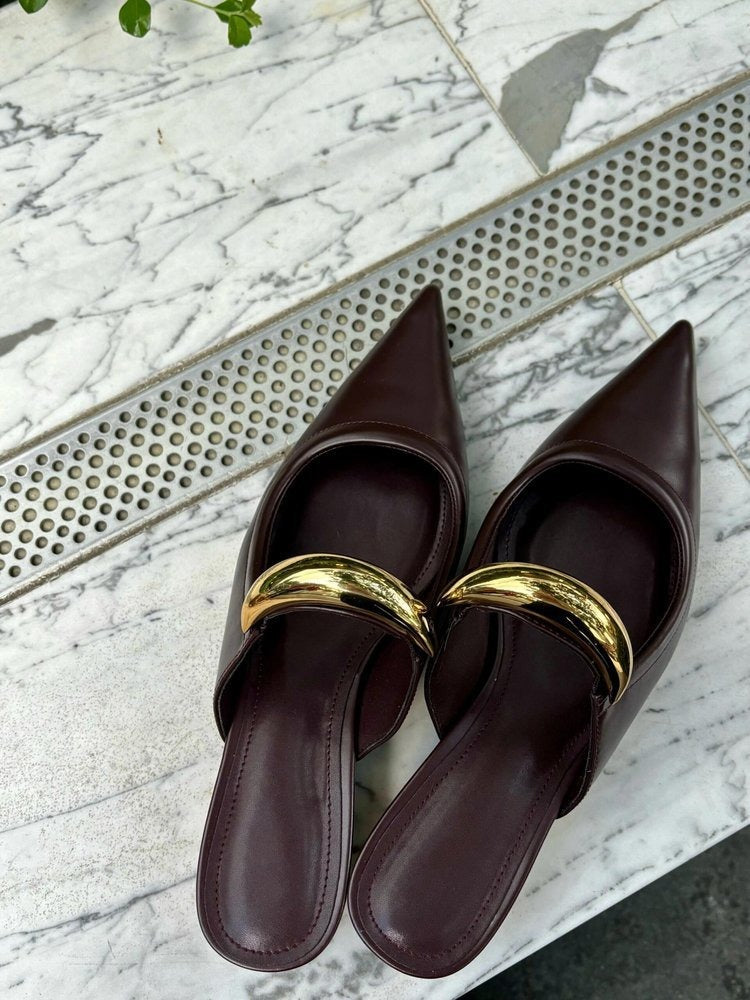 KalonBd French style thick heel(pre-book)