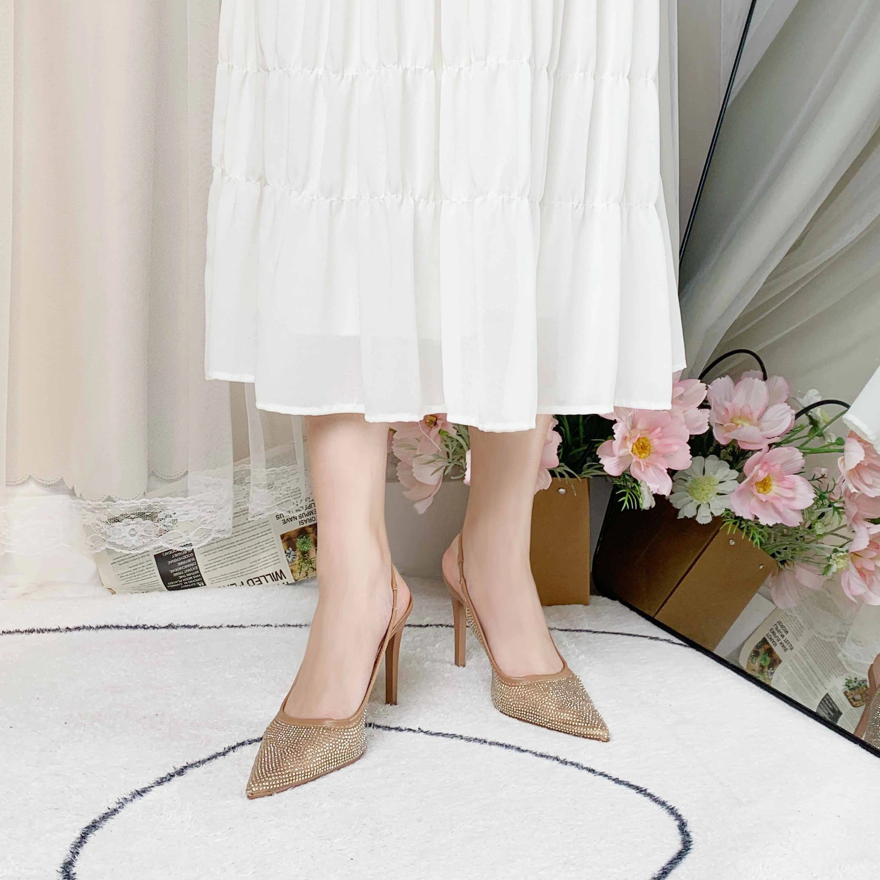 KalonBd Glossy Mesh Open-Heel - KALONBD.COM