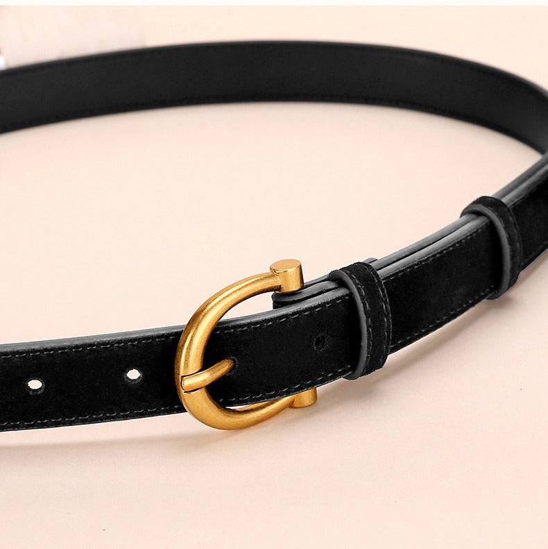 KalonBd luxurious suede belt(Pre-book) - KALONBD.COM