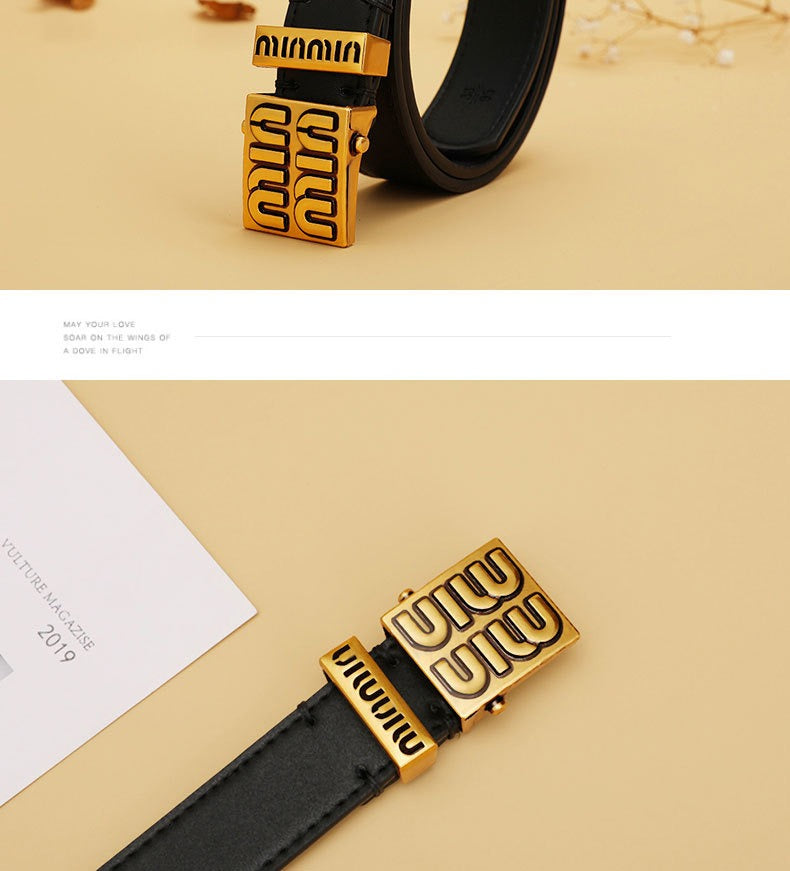 Trendy High-End Design Black Belt(Pre-book) - KALONBD.COM