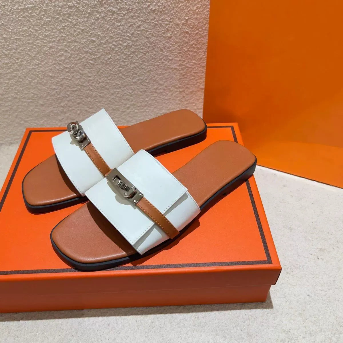 KalonBd White Flat and Stylish Sandals(Pre-book) - KALONBD.COM