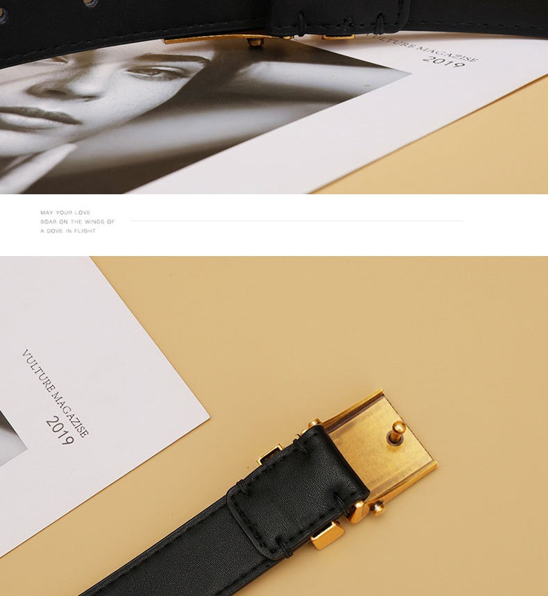 Trendy High-End Design Black Belt(Pre-book) - KALONBD.COM