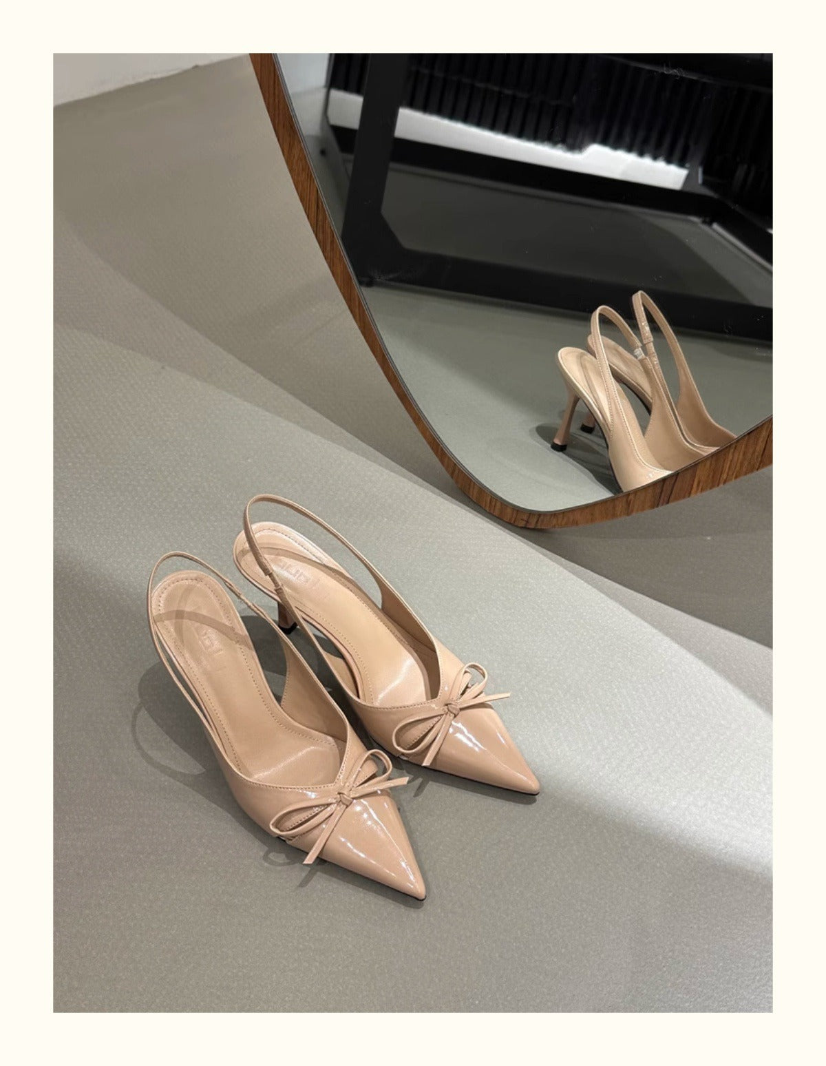 KalonBd pointed bow high heels