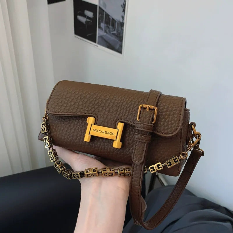 Kalonbd Cross-border shoulder bag- Brown(Pre-book)