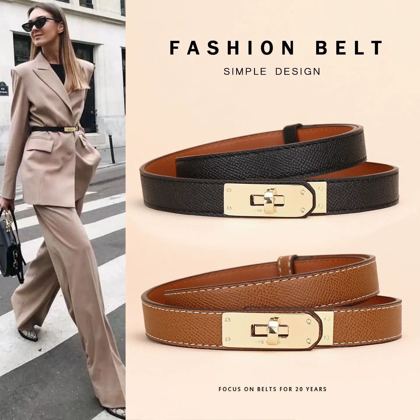 Kalonbd Leather Dress Waist Belt(Pre-book) - KALONBD.COM