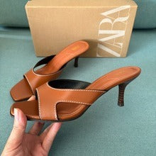 New Style Square Toe Heels(Pre-book)