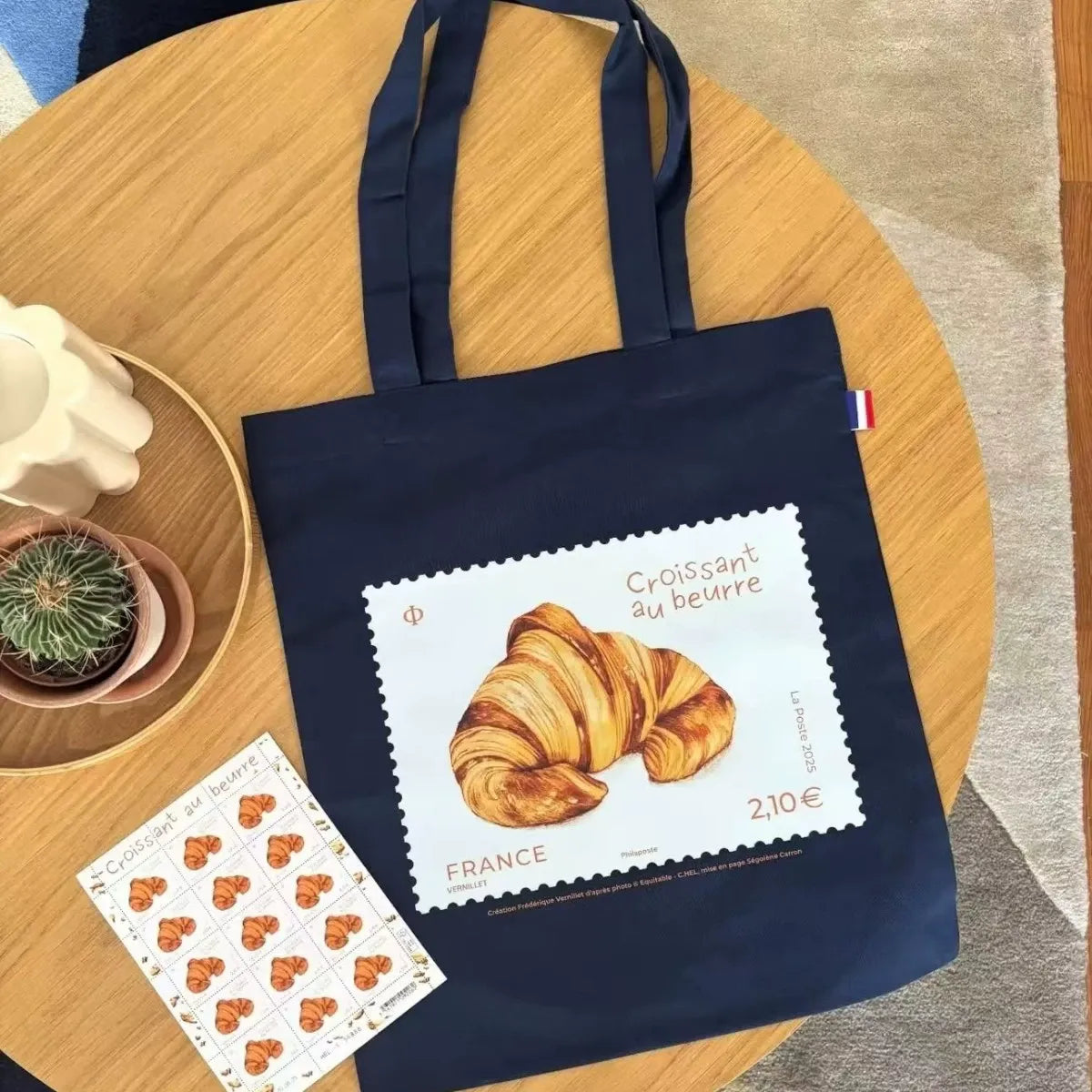 KalonBd French croissant canvas bag(Pre-book)