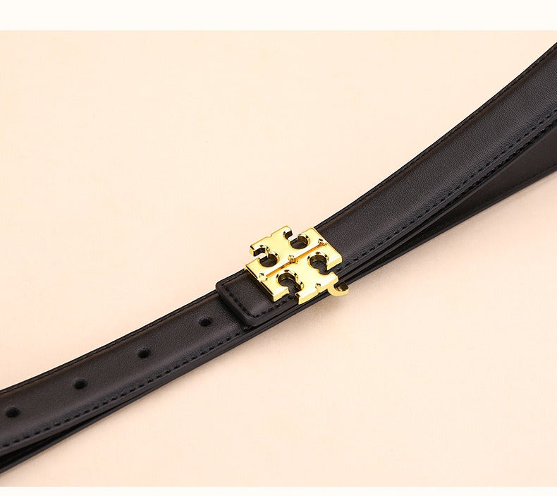 Kalonbd Women's Stylish Leather Belt-Black(Pre-book)