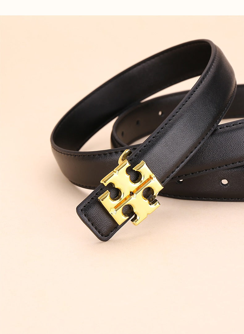Kalonbd Women's Stylish Leather Belt-Black(Pre-book)