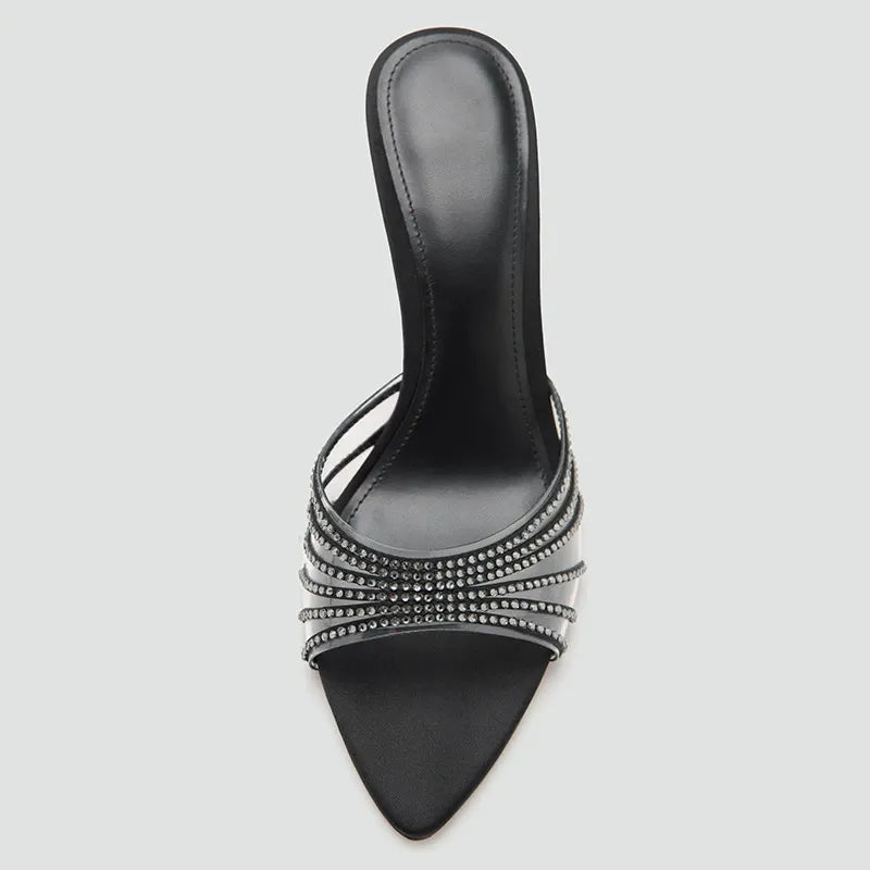 Kalonbd Rhinestone stiletto heels (pre-book) - KALONBD.COM