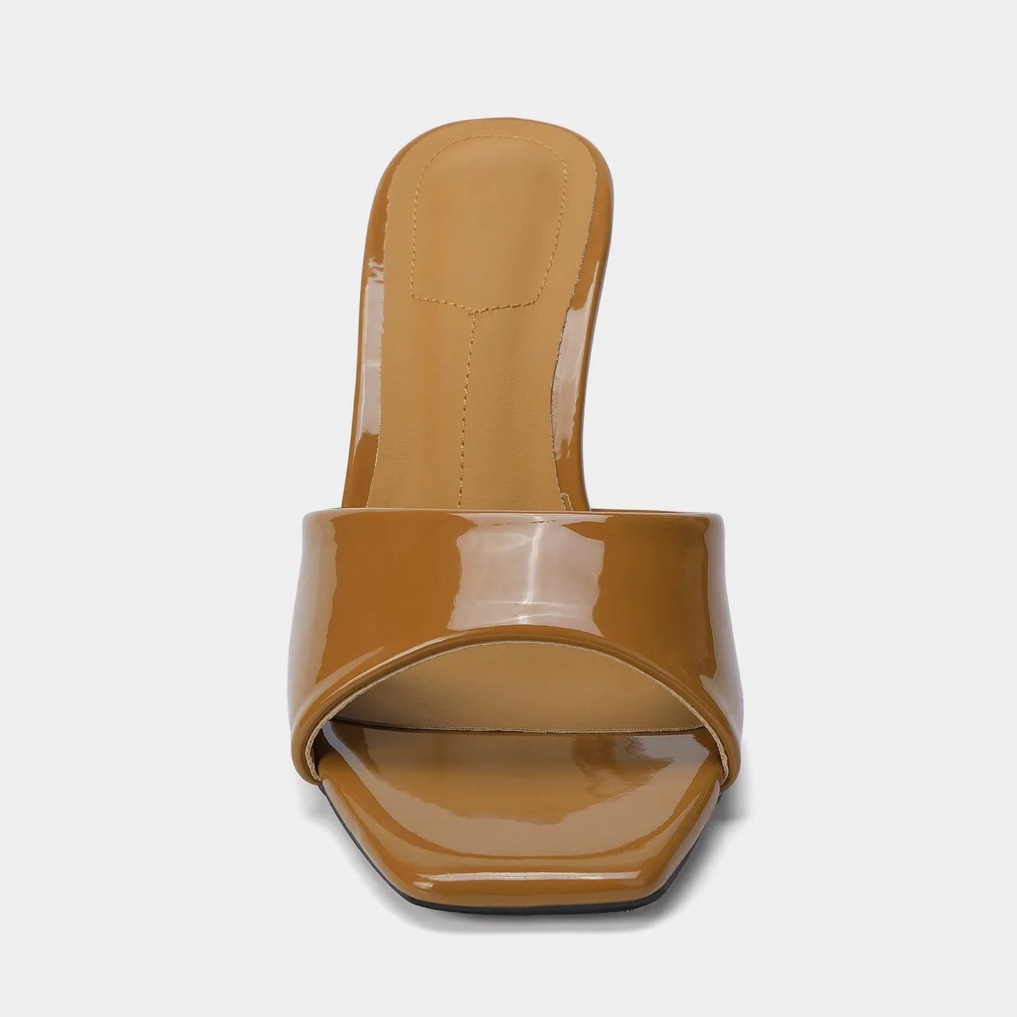 KalonBd Patent Leather Square Heels(Pre-book) - KALONBD.COM