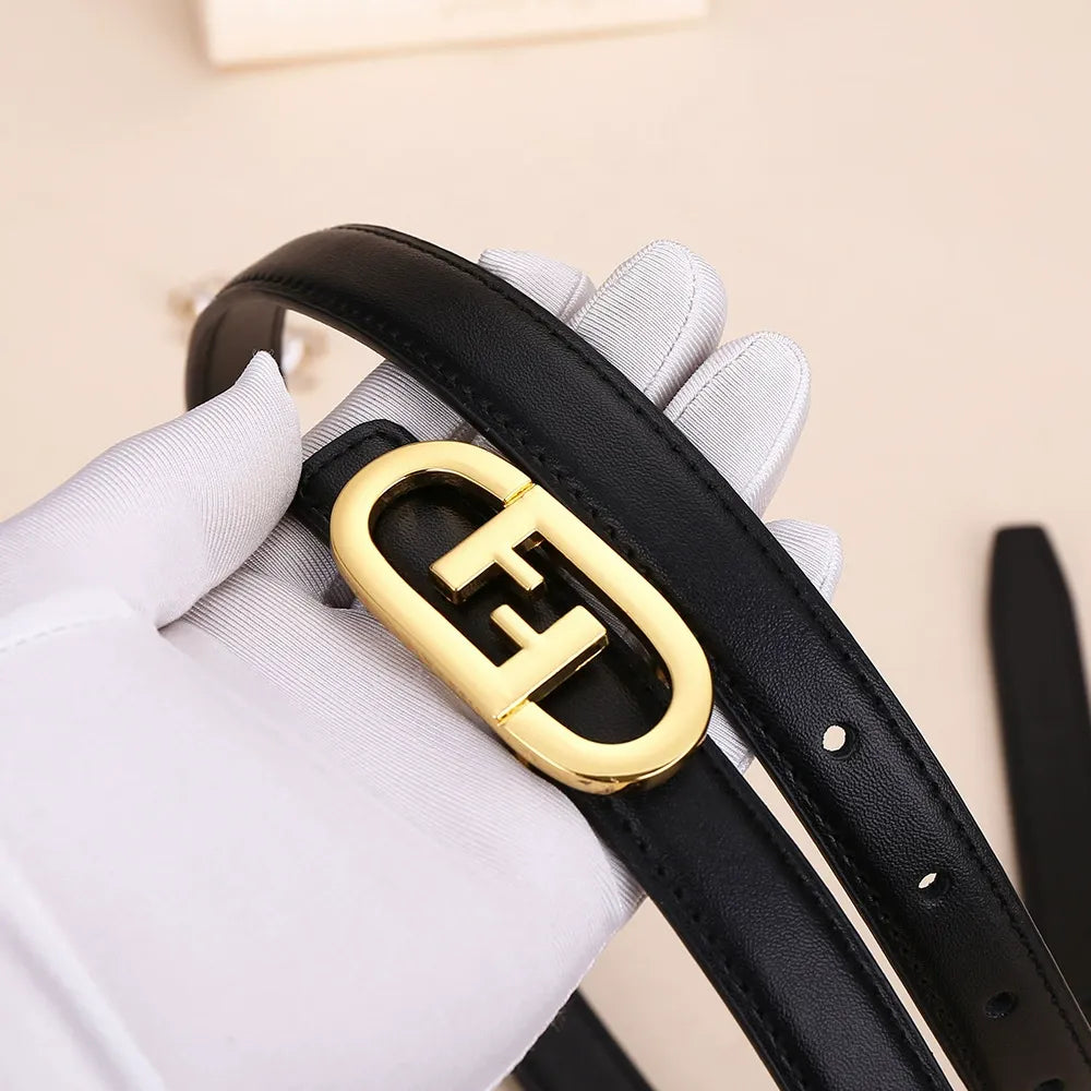 F-shaped buckle Belt-Black(Pre-book) - KALONBD.COM